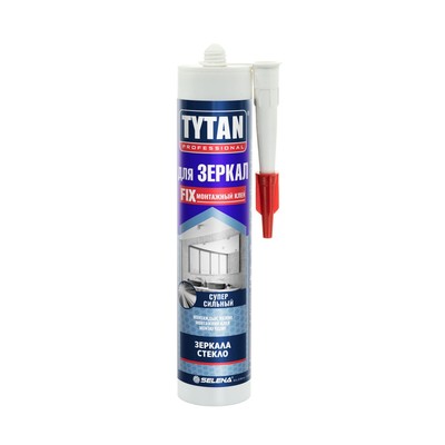 Клей Tytan Professional, монтажный, для зеркал, бежевый, 310 мл