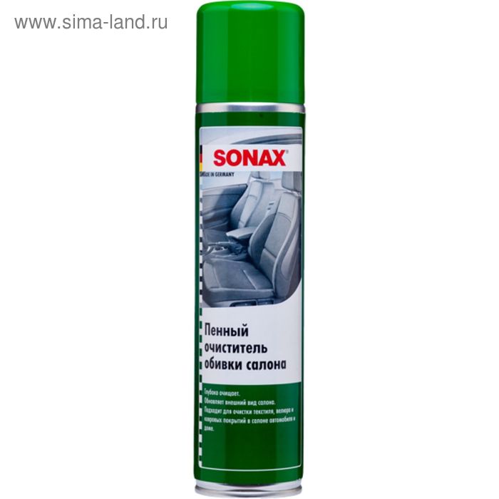 Пенный очиститель обивки салона SONAX, 400 мл, 306200 - Фото 1