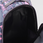Рюкзак школьный на молнии, 2 отдела, наружный карман , разноцветный - Фото 5