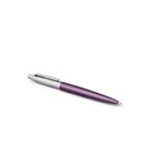 Ручка шариковая Parker Jotter Core Victoria Violet CT M, корпус фиолетовый глянцевый/ хром, синие чернила - фото 8342157