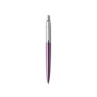 Ручка шариковая Parker Jotter Core Victoria Violet CT M, корпус фиолетовый глянцевый/ хром, синие чернила - Фото 5
