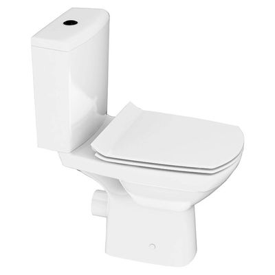 Унитаз компакт Cersanit CARINA NEW CLEAN ON 011 3/5, slim lift, easy-off, белый