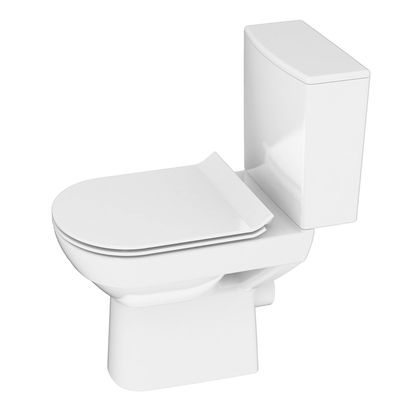 Унитаз компакт Cersanit CITY NEW CLEAN ON 011 3/5, дюр.slim, lift, e-off, белый