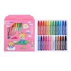 Пастель масляная 24 цвета, в бумажном держателе, в картонной коробке - Фото 3