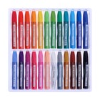 Пастель масляная 24 цвета, в бумажном держателе, в картонной коробке - Фото 4