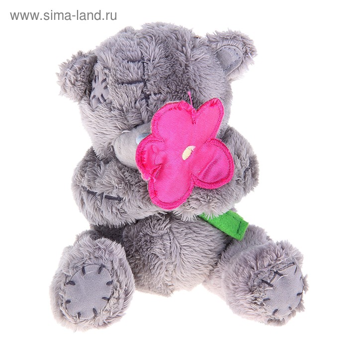 Мягкая игрушка "Мишка" Для тебя, большой цветок - Фото 1