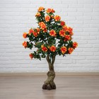 Куст искусственный "Цветы шиповника" 120 см, микс - Фото 3
