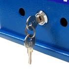 Ящик почтовый с замком, вертикальный, «Почта», синий - Фото 11