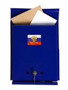 Ящик почтовый с замком, вертикальный, «Почта», синий - Фото 12