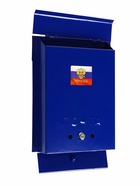Ящик почтовый с замком, вертикальный, «Почта», синий - Фото 18