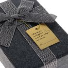 Коробка подарочная прямоугольник для конфет 8,5 х 13 х 4 см, серый - Фото 2