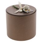 Коробка подарочная, цвет бронзовый, 10 х 10 х 10 см - Фото 1