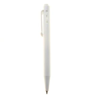 Ручка шариковая автоматическая "МИНИ" под нанесение, корпус белый, стержень синий
