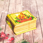 Шкатулка музыкальная, книга вертикальная "Счастливого новогода года!" - Фото 2