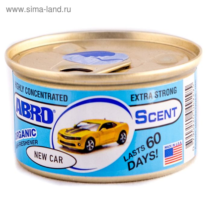 Ароматизатор Abro Organic «Новая машина» - Фото 1