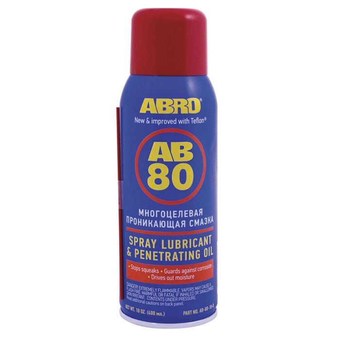 Смазка-спрей многоцелевая ABRO, 400 мл AB-80-10-R