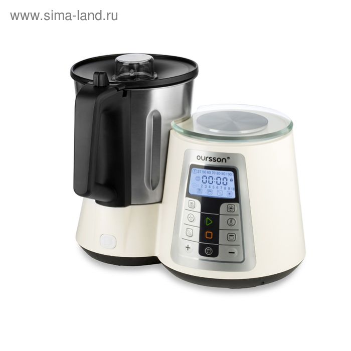 Кухонная машина Oursson KM1010HSD/IV, 1550 Вт, 13 режимов, регулировка температуры, белая - Фото 1