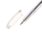 Ручка гелевая, 0.5 мм, чёрный, тонированный корпус - Фото 3