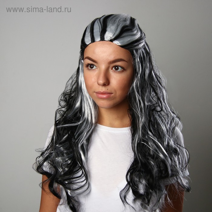 Парик "Благородная седина" длинные волосы - Фото 1