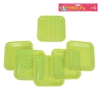 Набор бумажных тарелок "Горошек" зеленый цвет, (6 шт), 23 см - Фото 2