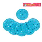 Набор бумажных тарелок "Цветные сердечки" голубой цвет, (6 шт), 23 см - Фото 2