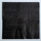 Салфетки бумажные, однотонные, 33×33 см, набор 20 шт., цвет чёрный - фото 8351606