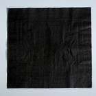 Салфетки бумажные, однотонные, 33×33 см, набор 20 шт., цвет чёрный - Фото 2