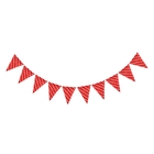 Растяжка "Цветные сердца" на 10 флажков, длина 1,5 м - Фото 2