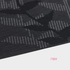Салфетка сервировочная на стол Доляна «Росток», 45×30 см, цвет черный - Фото 2