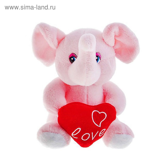 Мягкая игрушка "Зверюшки с сердцем", 16 см, виды МИКС - Фото 1