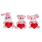 Мягкая игрушка "Зверюшки с сердцем", 16 см, виды МИКС - Фото 2