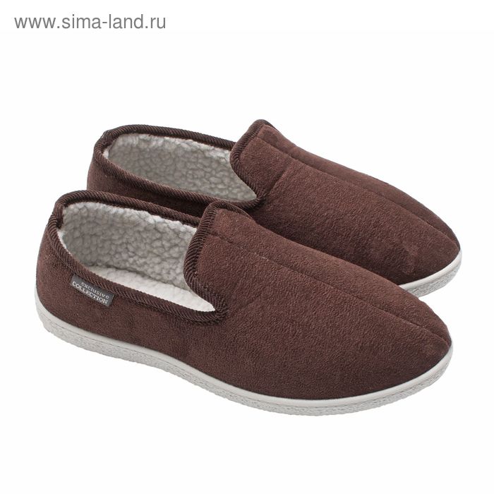 Тапочки мужские арт. 2397 M-F-PVC - brown, размер 41, цвет коричневый - Фото 1