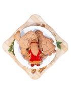 Форма для печенья новогодняя «Дед Мороз», вырубка, штамп, пластик, 10.2×6×1.4 см, красная - Фото 8