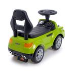 Толокар «Гонка», световые и звуковые эффекты, цвет зеленый - Фото 3