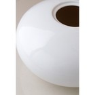 Ваза керамическая "Пайетка", настольная, белая, 10 см - Фото 4