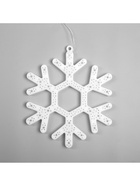 Светодиодная фигура «Снежинка» 30 см, пластик, 220 В, свечение мульти (RG/RB) - Фото 5