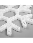 Светодиодная фигура «Снежинка» 30 см, пластик, 220 В, свечение мульти (RG/RB) - фото 60770554