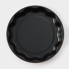 Форма для выпечки Доляна «Ренард. Волнистый круг», 29×4 см, антипригарное покрытие, цвет красный - Фото 3