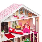 Большой дом для кукол «Мечта» (28 предметов мебели, лифт, лестница, гараж, балкон, качели) - Фото 7