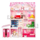 Деревянный дом для кукол «Нежность», (28 предметов мебели, 2 лестницы, гараж) - Фото 13