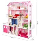 Деревянный дом для кукол «Нежность», (28 предметов мебели, 2 лестницы, гараж) - Фото 15