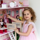 Деревянный дом для кукол «Нежность», (28 предметов мебели, 2 лестницы, гараж) - Фото 3