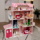 Деревянный дом для кукол «Нежность», (28 предметов мебели, 2 лестницы, гараж) - Фото 5