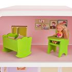 Домик кукольный деревянный Paremo «Фантазия», четырёхэтажный, с мебелью, с гаражом, со светом и звуком - Фото 8