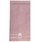 Махровое полотенце LITTLE PUPPY 50x90 см, цвет баклажан, хллопок - Фото 5