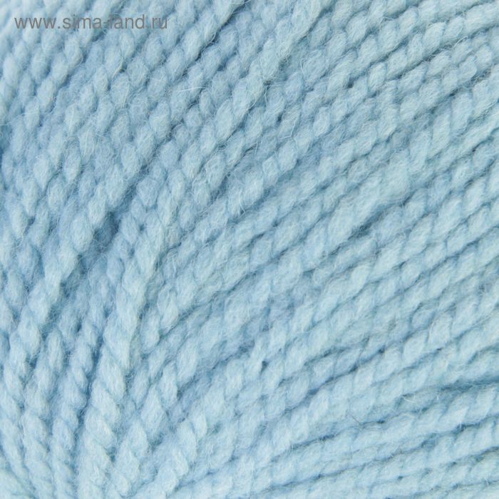 Пряжа "Каскад" 40% шерсть, 60% акрил 125м/100гр (0276, бледно-голубой) - Фото 1