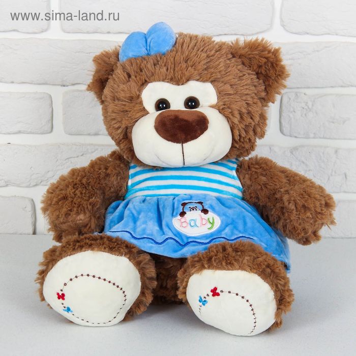 Мягкая игрушка "Медведь в платье", МИКС - Фото 1