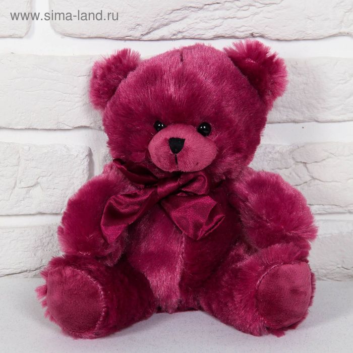 Мягкая игрушка "Медведь с бантом №3", 20 см, МИКС - Фото 1