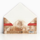 Конверт для денег «Новогодний подарок», глиттер, 16.5×8 см - Фото 3