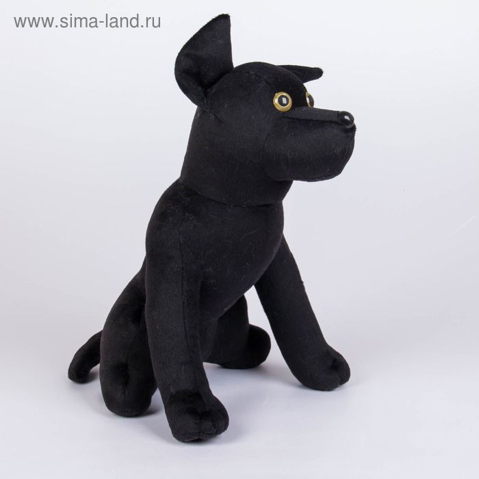 Мягкая игрушка "Собака Дог" черный, 45 см - Фото 1